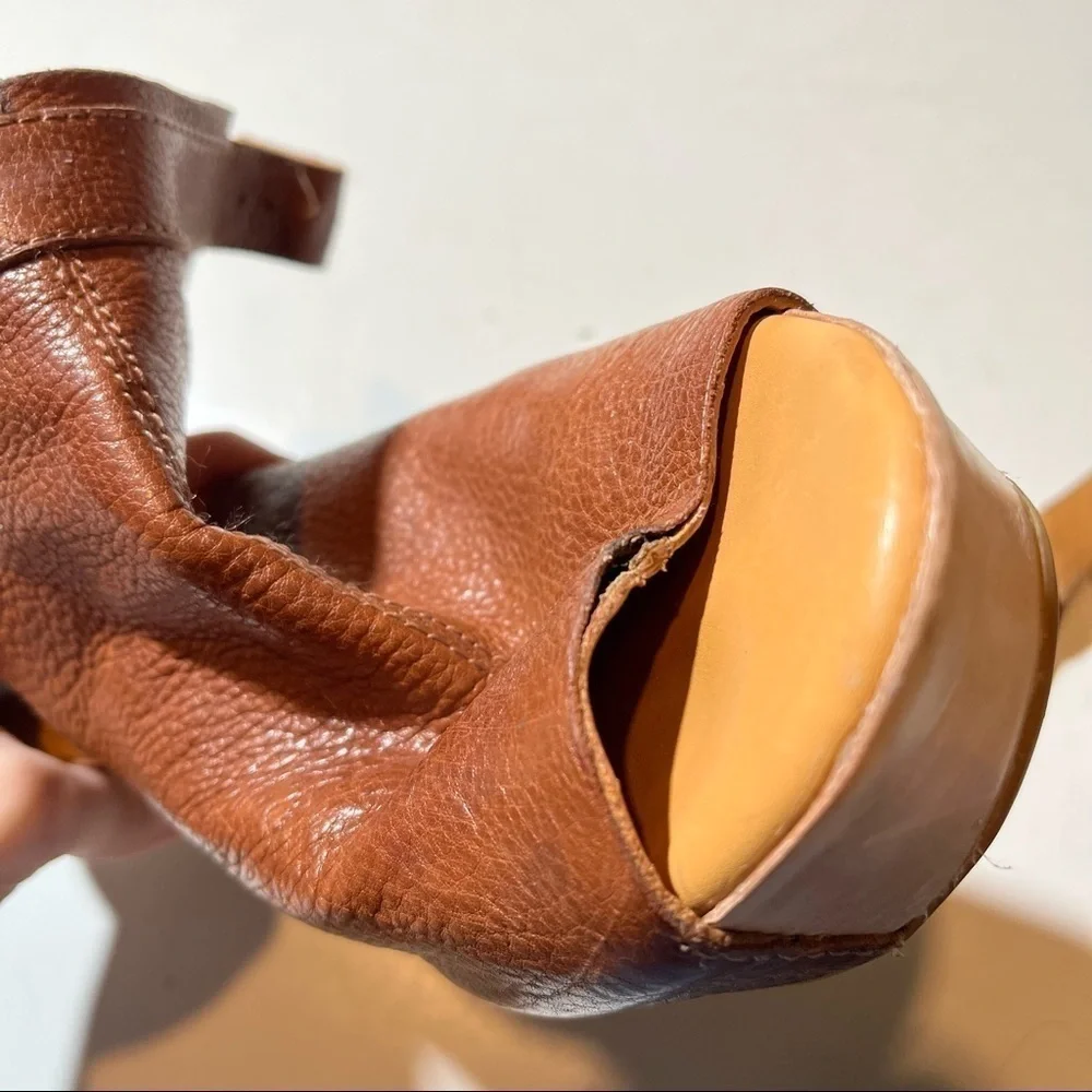 Kork Ease Womens {Brown Berit Wedge Sandal} Size 9M.